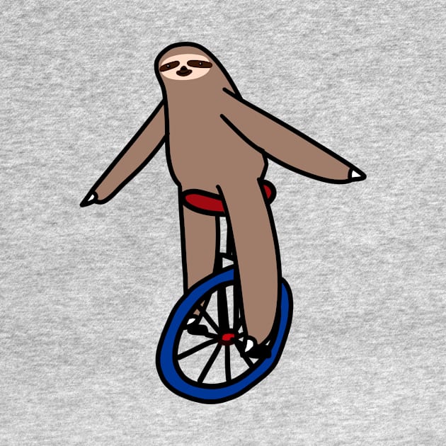 Unicycle Sloth by saradaboru